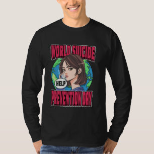 Camiseta Dia Mundial de Prevenção do Suicídio Sensibilizaçã