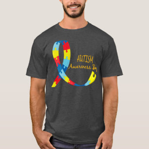 Camiseta Dia Mundial de Sensibilização para o autismo, adhd