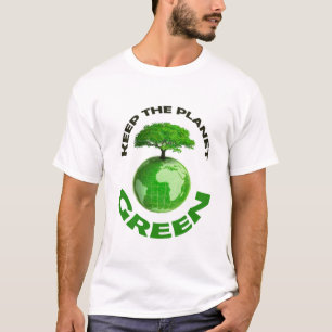 CAMISETA DIA MUNDIAL DO AMBIENTE 2023/MANTENHA O PLANETA VE