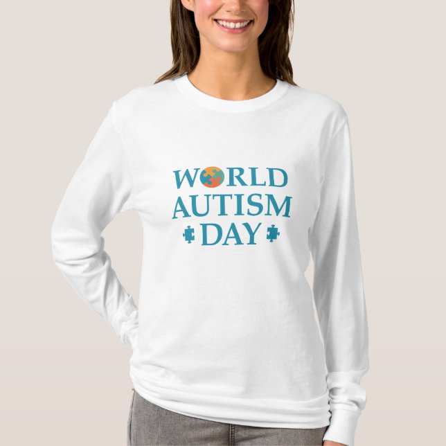 Camiseta Dia Mundial do Autismo (Frente)