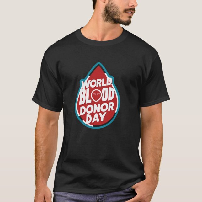 Camiseta Dia Mundial do Dador de Sangue (Frente)