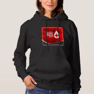 Camiseta Dia Mundial do Dador de Sangue Flebotomia Pulsação