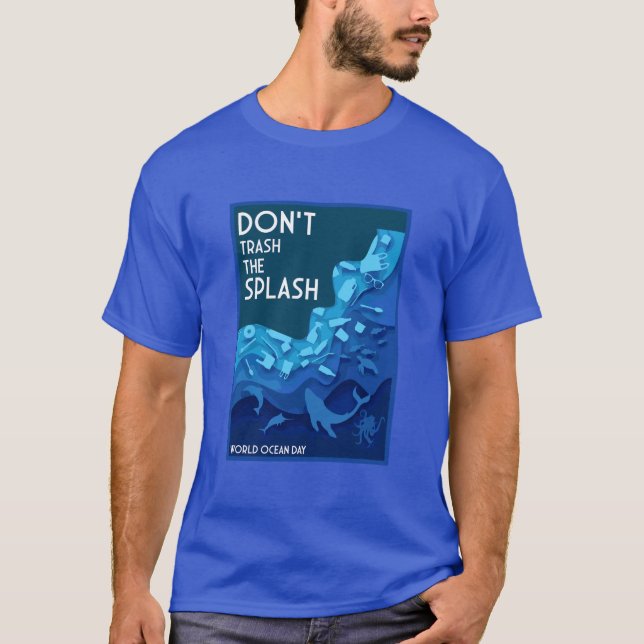 Camiseta Dia Mundial do Oceano (Frente)