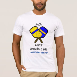 Camiseta Dia Mundial do Pickleball 10 de outubro