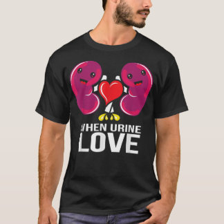 Camiseta Dia Mundial do Rim Quando A Urina Ama A Doença Ren