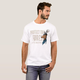 Camiseta Dia Mundial dos Animais - Proteger a Floresta