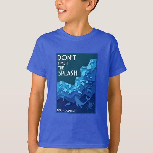 Camiseta Dia Mundial dos Oceanos (Frente)