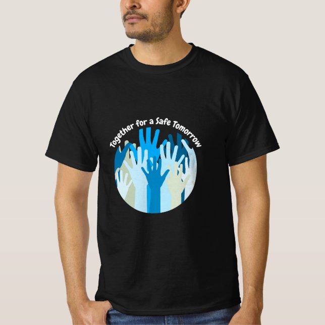 Camiseta Dia Mundial dos Refugiados - Esperança sem frontei (Frente)