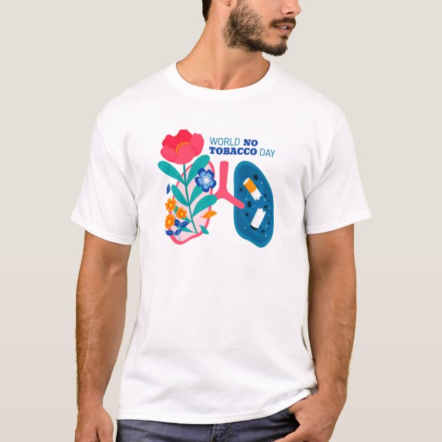 Camiseta Dia Mundial Sem Cigarro (Frente)