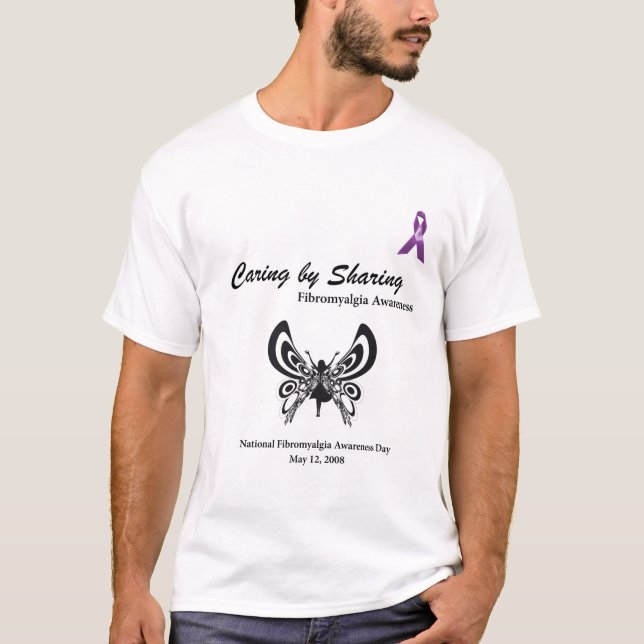 Camiseta Dia nacional 2008 da consciência da fibromialgia (Frente)