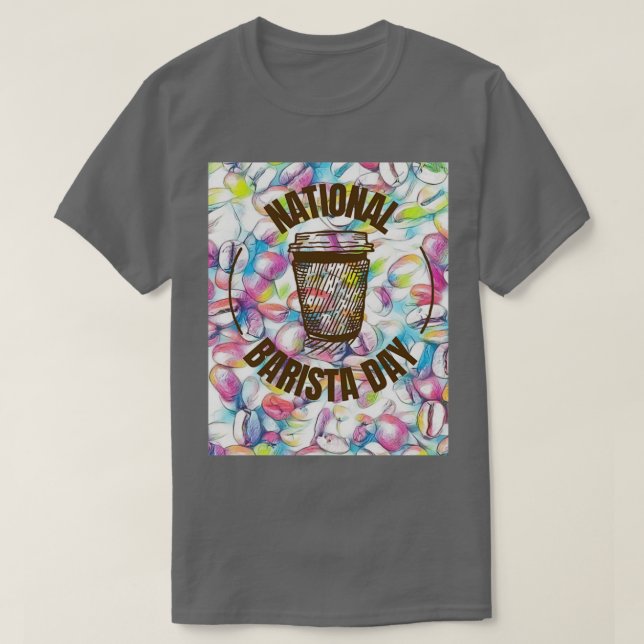Camiseta Dia Nacional Barista 1 (Frente do Design)