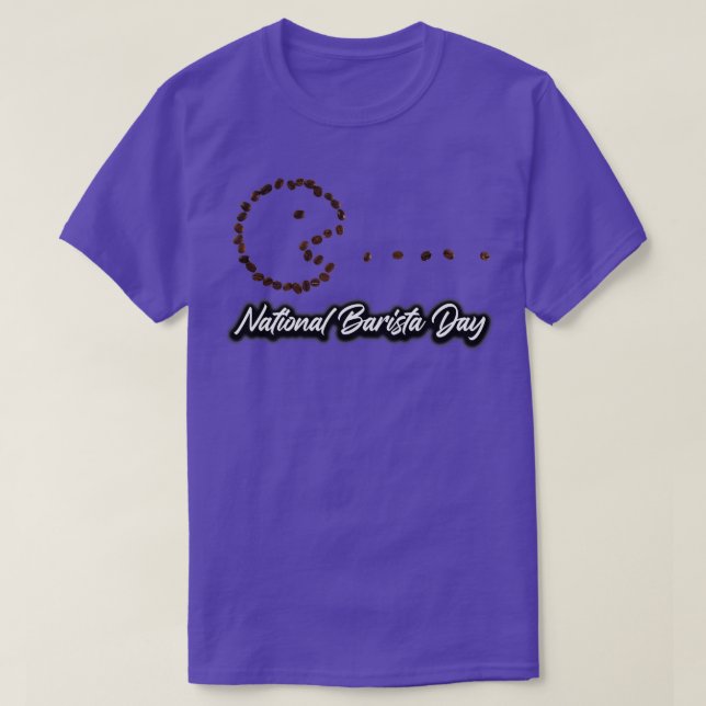 Camiseta Dia Nacional Barista 2022, amante do café barista  (Frente do Design)