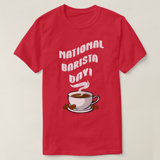 Camiseta Dia Nacional Barista 4 (Frente do Design)