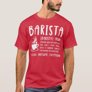 Camiseta Dia Nacional Barista Barista Definição 2