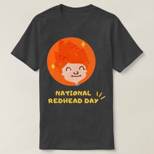Camiseta Dia Nacional da Cabeça de Redor T (Frente do Design)