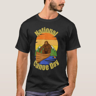 Camiseta Dia Nacional da Canoa 26 de junho Vintage Kayaking