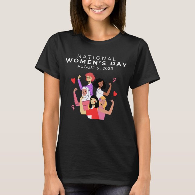 Camiseta Dia Nacional da Mulher (Frente)