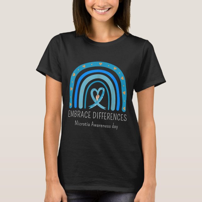 Camiseta Dia Nacional de Conscientização sobre Microtia Mín (Frente)