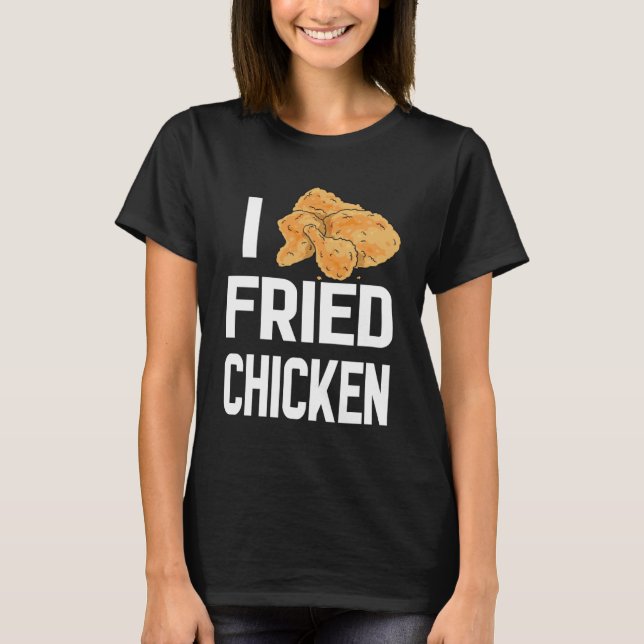 Camiseta Dia Nacional de Frango Ferrado Eu Adoro Frango Cél (Frente)