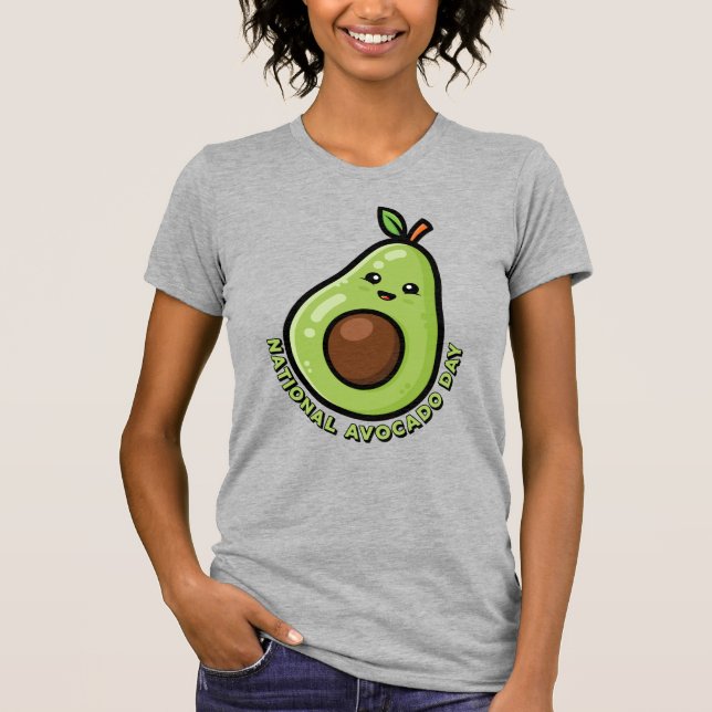 Camiseta Dia Nacional do Avocado (Frente)