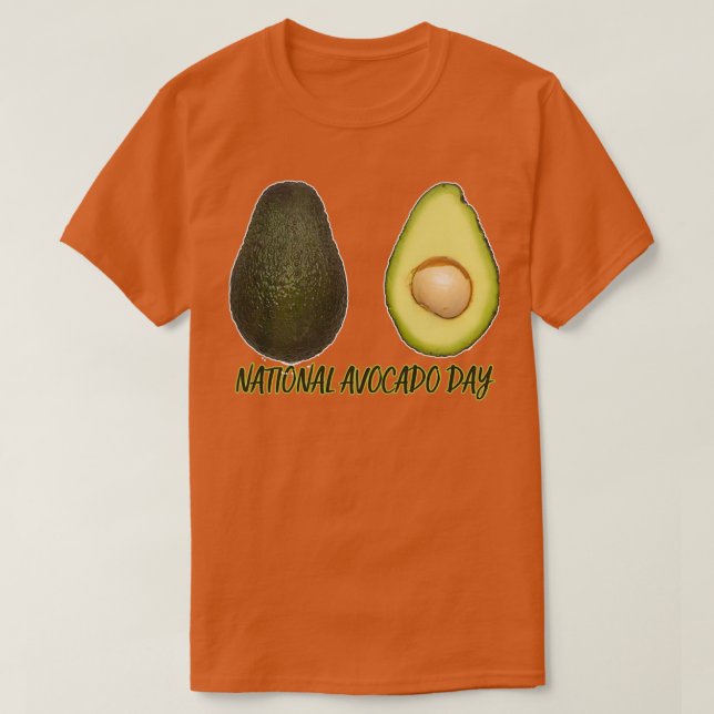 Camiseta Dia Nacional do Avocado 13 (Frente do Design)