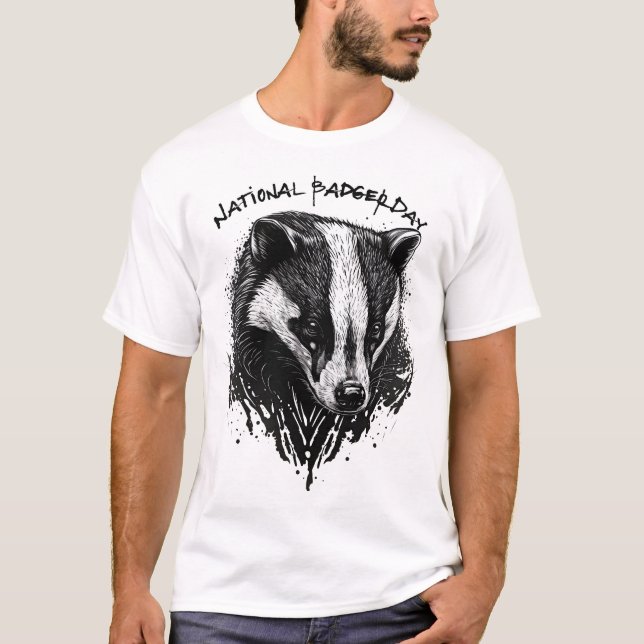 Camiseta Dia Nacional do Badger (Frente)
