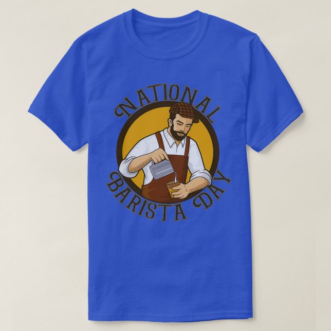 Camiseta Dia Nacional do Brista 1 (Frente do Design)