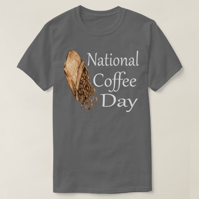 Camiseta Dia Nacional do Café (Frente do Design)