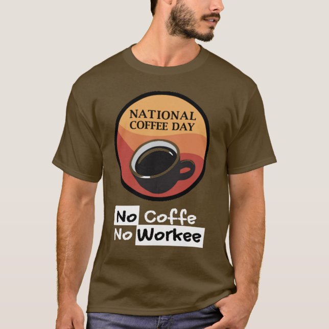 Camiseta Dia Nacional do Café 29 de setembro (Frente)