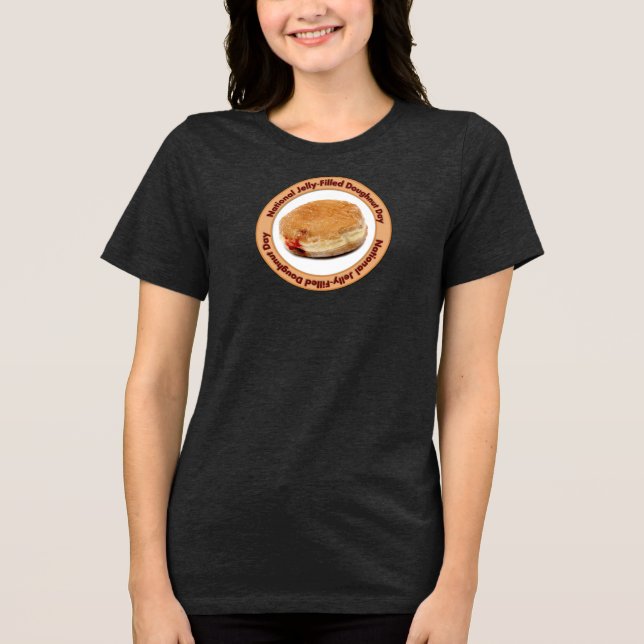Camiseta Dia Nacional do Donut Recheado (Frente)