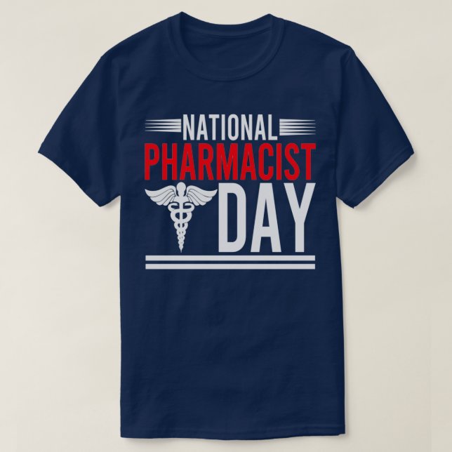 Camiseta Dia Nacional do Farmacêutico 10 (Frente do Design)