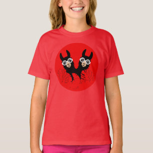 Camiseta Dia Nacional do Gêmeo Llama Alpaca 18 de dezembro