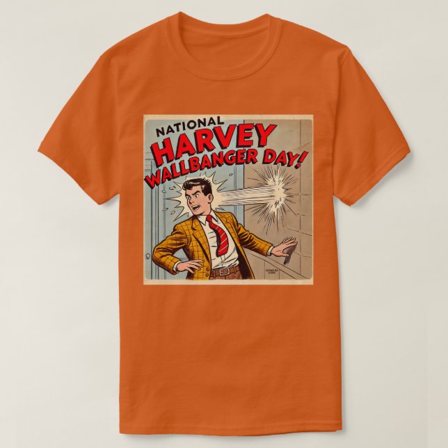 Camiseta Dia Nacional do Harvey Wallbanger (Frente do Design)
