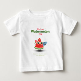 Camiseta Dia Nacional do Melão Cute Arte de Verão