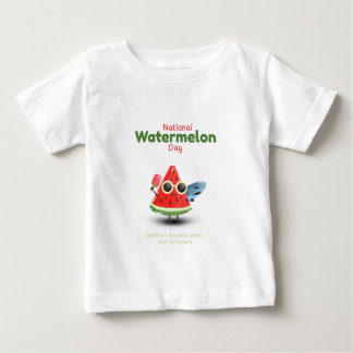 Camiseta Dia Nacional do Melão Cute Arte de Verão