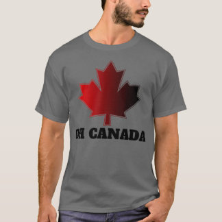 Camiseta Dia Nacional do Orgulho Canadense Maple Leaf (