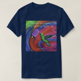 Camiseta Dia Nacional do Pássaro Humor e do Psicha de Aroma