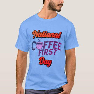 Camiseta Dia Nacional do Primeiro Café – Celebração Aconche