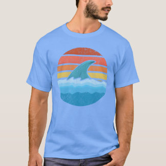 Camiseta Dia Nacional do Retrô Menino de Tubarão Clássico A