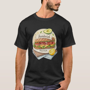 Camiseta Dia Nacional do Sanduíche Baguete Burger