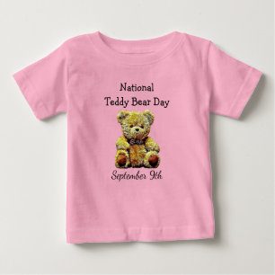 Camiseta Dia Nacional do Urso de Teddy 9 de setembro Feriad