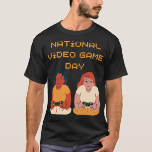 Camiseta Dia Nacional dos Videos games