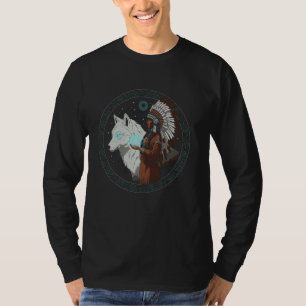 Camiseta Dia Nacional Indiano Americano de Orgulho Tribal W