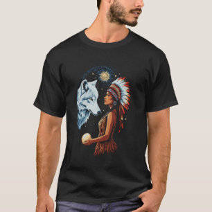 Camiseta Dia Nacional Indiano Americano de Orgulho Tribal W