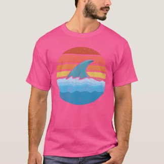 Camiseta Dia Nacional Retro Família de Tubarão Antigo Cláss