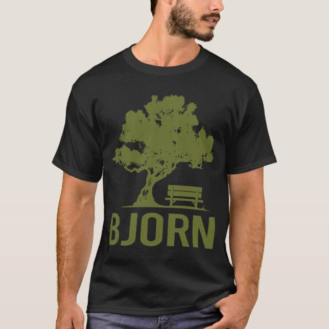 Camiseta Dia Pacífico - Nome do Bjorn (Frente)