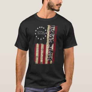 Camiseta Dia Patriótico 1776 Nós, A Constituição Pessoas Am