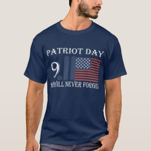 Camiseta Dia Patriótico 9/11 de setembro - Bandeira dos Est