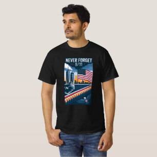Camiseta Dia Patriótico (Lembrança de 11 de setembro)