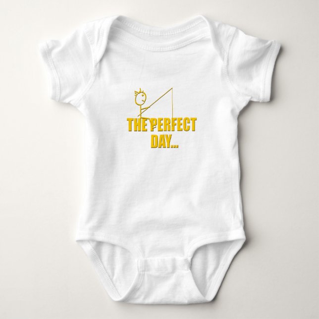 Camiseta Dia Perfeito de Pesca (Frente)